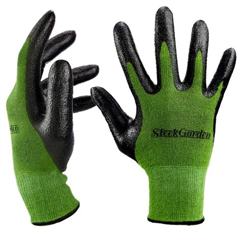 Sleek Garden Series Bamboo Gardening Gloves For Women And Men With
