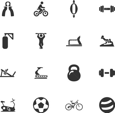 Sport Equipment Icons Set Equipment Collection Soccer Vector Equipment