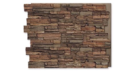 Colorado Dry Stack Faux Stone Wall Panel Tall Faux Stone Panels