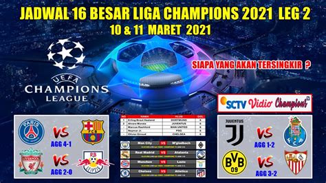 Jadwal Liga Champion 2021 💖jadwal Semifinal Liga Champions Live Sctv