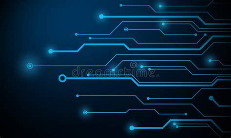 Vector Abstract Technology Circuit Lines Technology Background