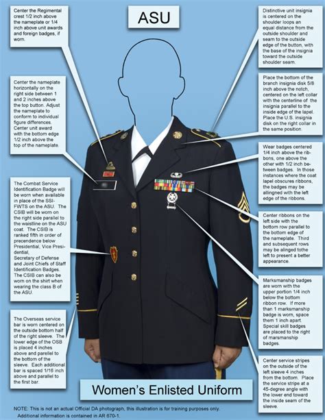 For the army asu uniform? Army ASU Male Female Photo Guide - Medals of America