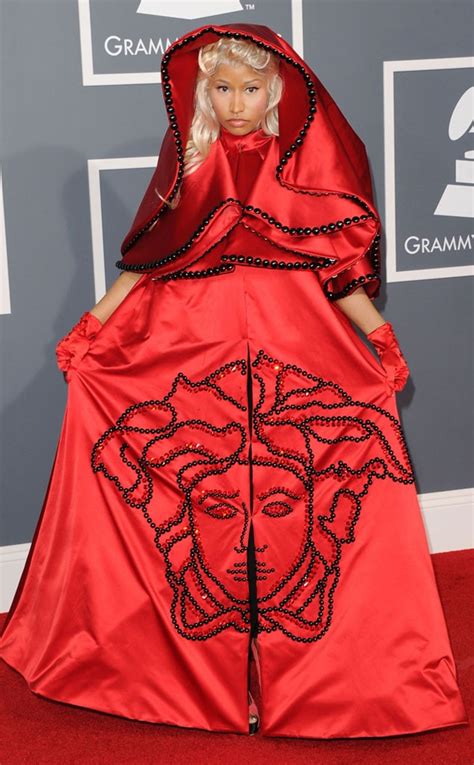 Nicki Minaj 2012 From Grammys Red Carpet Look Back E News