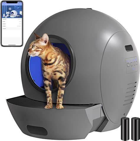 Els Pet Self Cleaning Litter Boxes For Cats No Scooping Automatic Cat