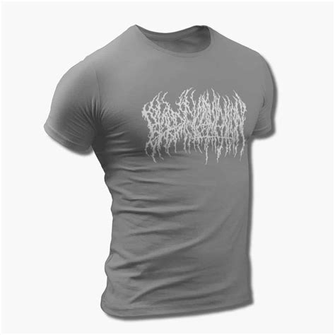 Abhorrent Funeral Band T Shirt Abhorrent Funeral Logo Black Tee Shirt Death Metal Doom Metal