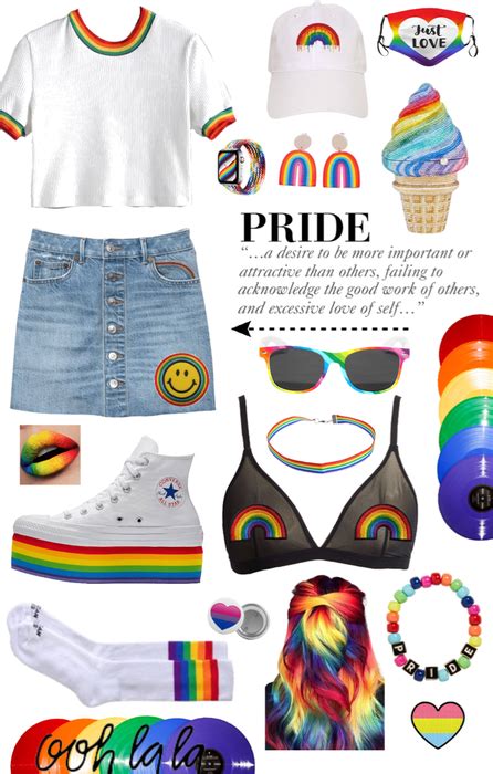 passion peace pride outfit shoplook pride parade outfit lgbtq outfit lgbt clothes