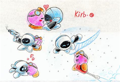Wall E And Kirby Mix By Mickeymonster On Deviantart