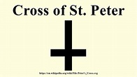 Cross of St. Peter - YouTube