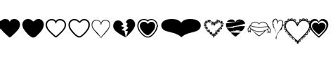 Hearts Bv Free Font What Font Is