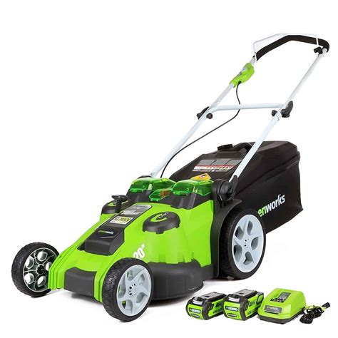 Greenworks 40v Cordless Dual Blade Lawn Mower Review 49cm