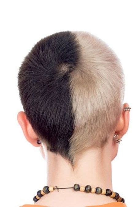 Half Black Half Blonde Punk Hair Short Hair Color Hair Styles 2014
