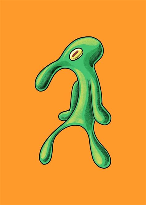 Bold And Brash Squidward Meme Posters And Prints By Adam Khabibi Printler