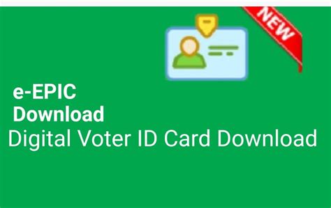 Digital Voter Id Card Download 2022 E Epic Download By Name Photo