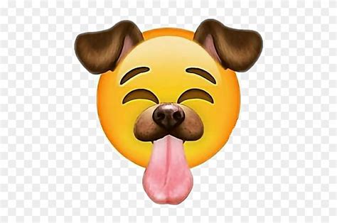 Emoji Dog Dogface Tumblr Cute Cool Emoji With Snapchat Filters Free