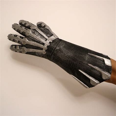 Cosplay Marvel Super Heroes Black Panther Gloves Latex Action Figure