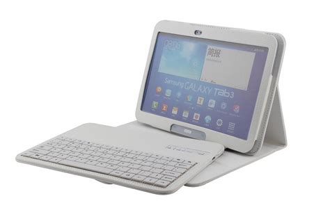 Removable Wireless Bluetooth Keyboard Case For Samsung Galaxy Tab 3 10
