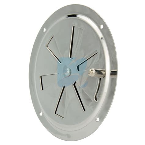 Stainless Steel Marine Air Vent Butterfly Boat Round Louvered Vent