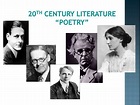 PPT - 20 th century literature “poetry” PowerPoint Presentation, free ...