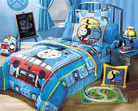Part of the top sheet was turned into this cute little valence. http://store51.com/pics/thomas_friends_bedding_big.jpg ...