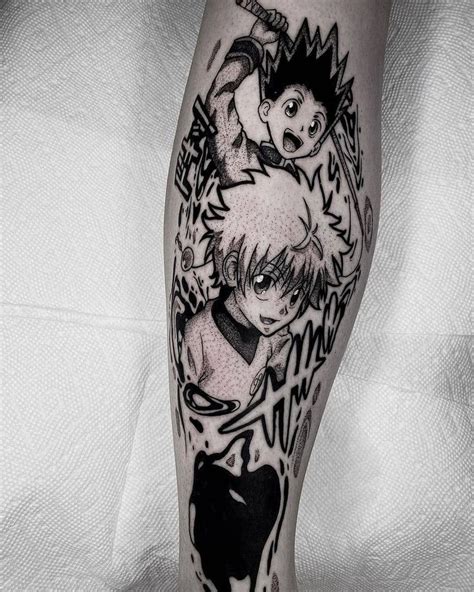 Otaku Tattoo Anime On Instagram Gon E Killua Hunter X Hunter