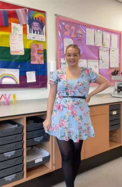 Uk Teacher Blasted Over ‘inappropriate Work Outfits In Tiktok Video