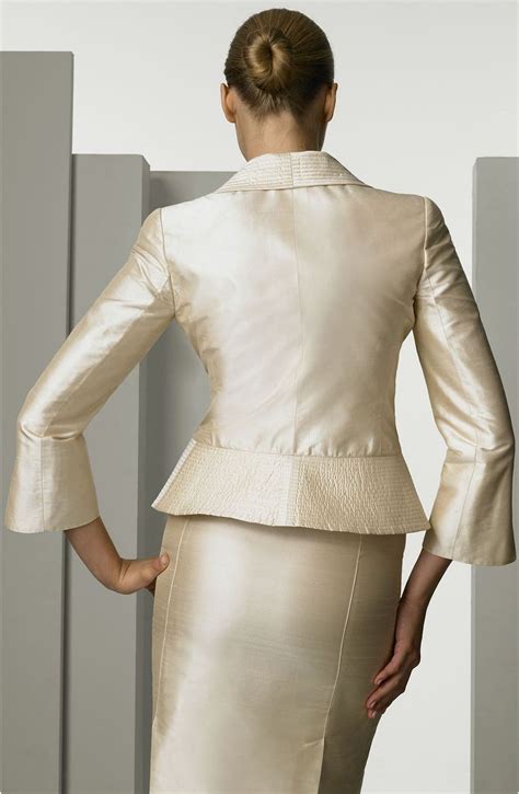 Silk Shantung Skirt Suit Nordstrom Skirt Suit Skirt Suit Set Armani Collezioni