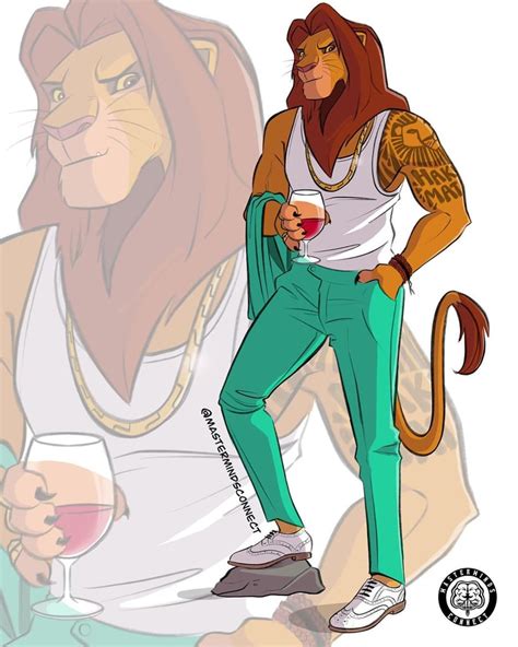 Simba Artist Gave The Lion King Characters A Humanlike Makeover