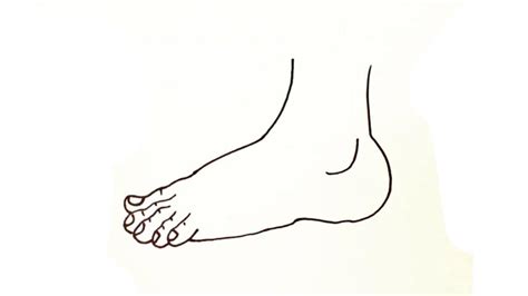 How To Draw A Foot My How To Draw