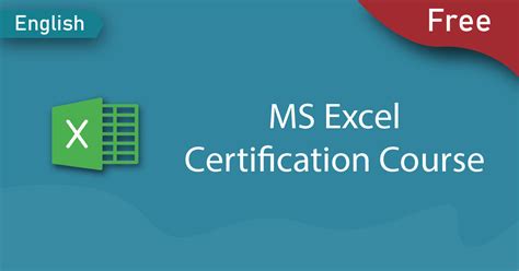 Free Microsoft Excel Certification Course Dataflair