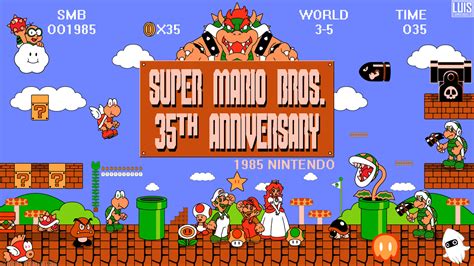 Super Mario Bros 35th Anniversary Classic By Lwiis64 On Deviantart