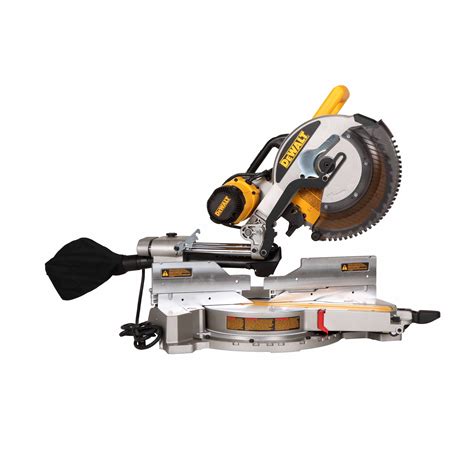 Dewalt 12 In 15 Amp Dual Bevel Sliding Compound Corded Miter Saw In The