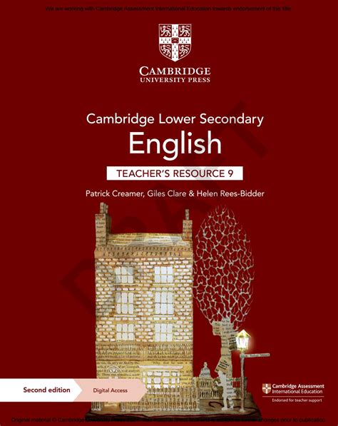 Cambridge Lower Secondary English Syllabus