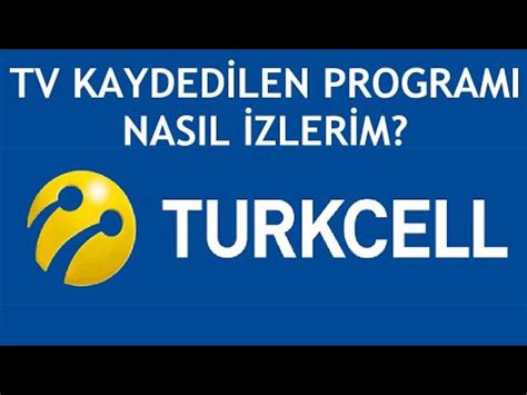 Turkcell Tv Kaydedilen Program Nas L Zlerim Youtube