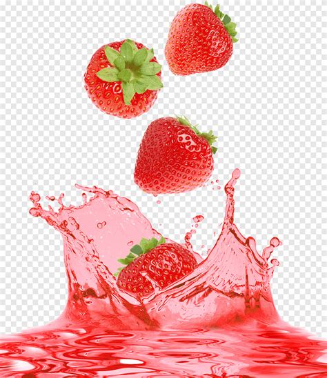 Free Download Creative Strawberry Splash Creative Strawberry Png