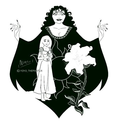 Mother Gothel Picture To Print Coloring Pages Coloring Cool
