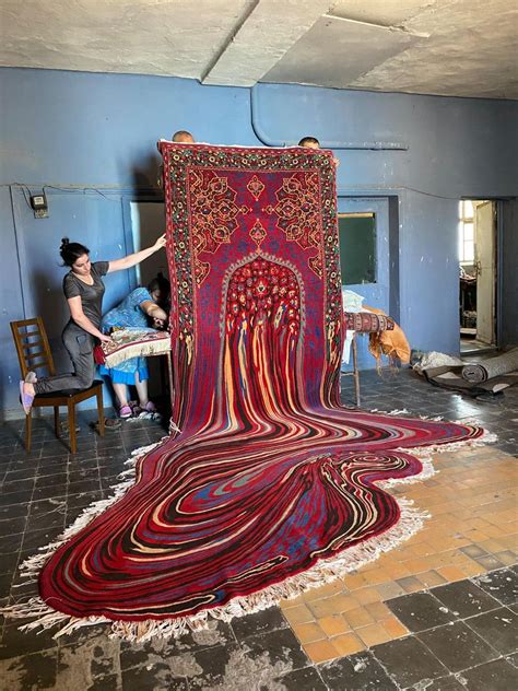 Magic Carpets The Art Of Faig Ahmeds Melted And Pixellated Rugs