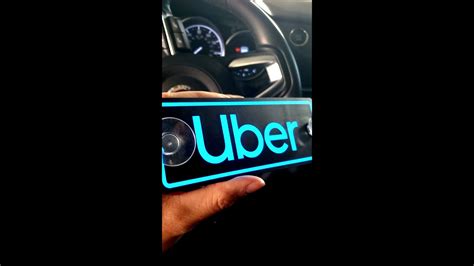 Uber Led Sign Light Review Of The Ledvend Rideshare Uber Led Youtube