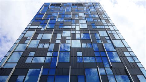 Glass Modern Office Contemporary Built Structure Futuristic