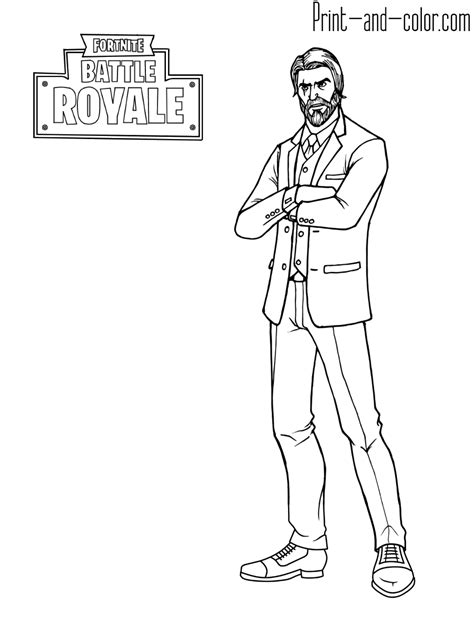 The rex fortnite outfit came out during season 3 but released multiple times. Fortnite coloring pages | Print and Color.com