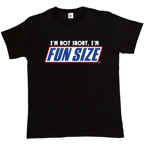 Im Not Short Im Fun Größe Snickers Marathan Lustig Herren T Shirt Ebay