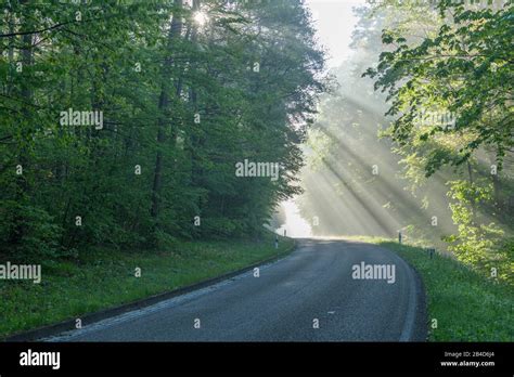 Sunbeams And Road Hi Res Stock Photography And Images Alamy