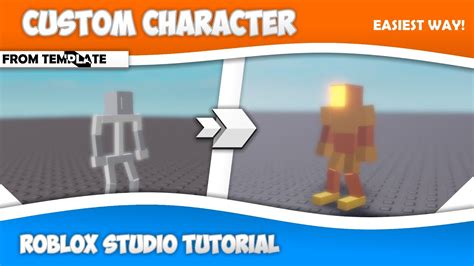 Easier Custom Character Tutorial Roblox Studio Youtube
