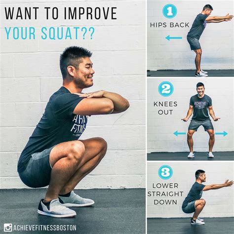 3 Step Process For Your Squats Hips Back Knees Out To The Sides Lower