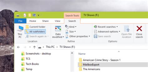 Windows Tip How To Search Large Files Using File Explorer Or Windows