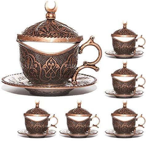 Buy SET Of 6 Ottoman Turkish Greek Arabic Coffee Espreso Serving Cup