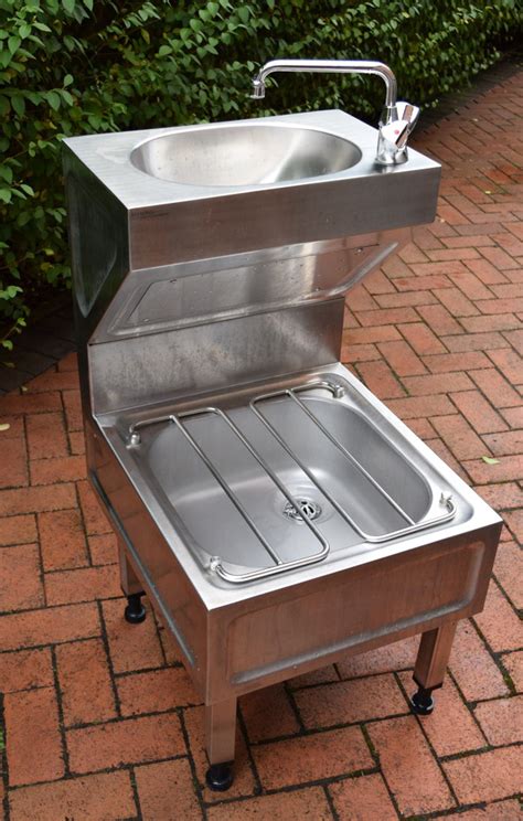 secondhand catering equipment cleaners or janitors or bucket sink sissons stainless steel