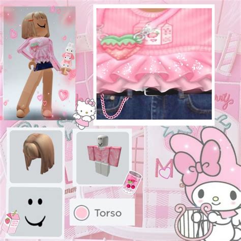 Free Girl Roblox T Shirt Pink Strawberry Milk Softie T Shirt Roblox T