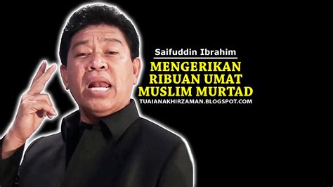Judul kompas umat akhir zaman 3. Mengerikan Ribuan Umat Muslim Murtad - Saifuddin Ibrahim ...