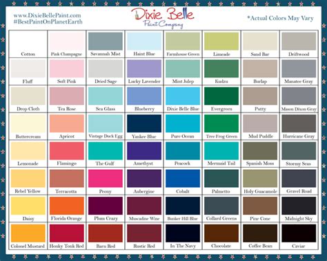 Https://tommynaija.com/paint Color/dixie Belle Chalk Paint Color Chart