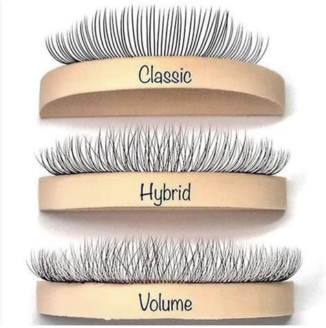 Classic Hybrid Or Volume Eyelash Extensions Which To Choose